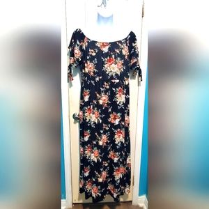 Plus Size Off Shoulder Dress